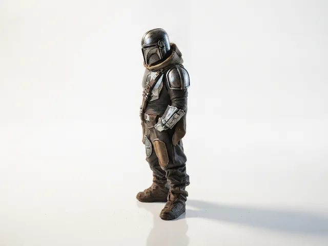 Street Mandalorian Figurine Urban Style 3D Printable