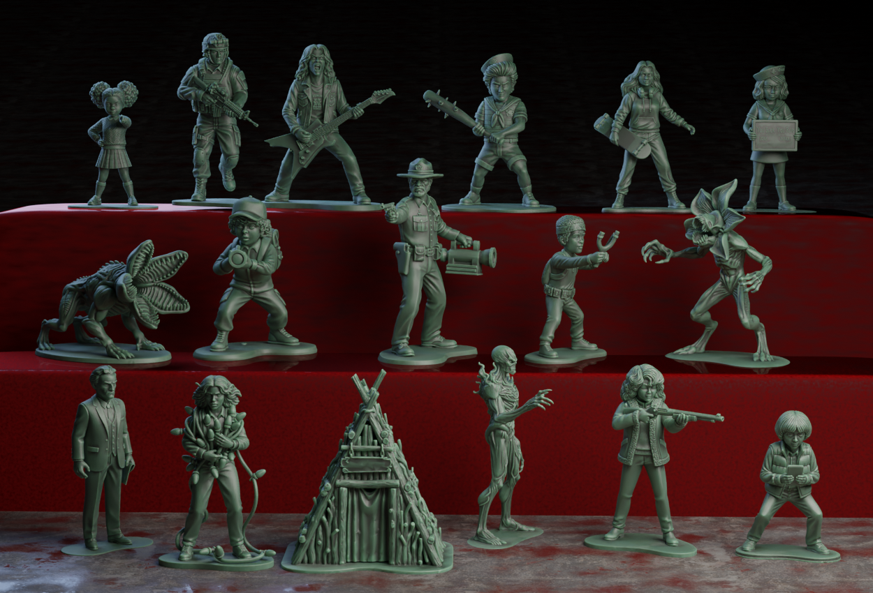 Stranger Things -Little Green Army Set : Toys