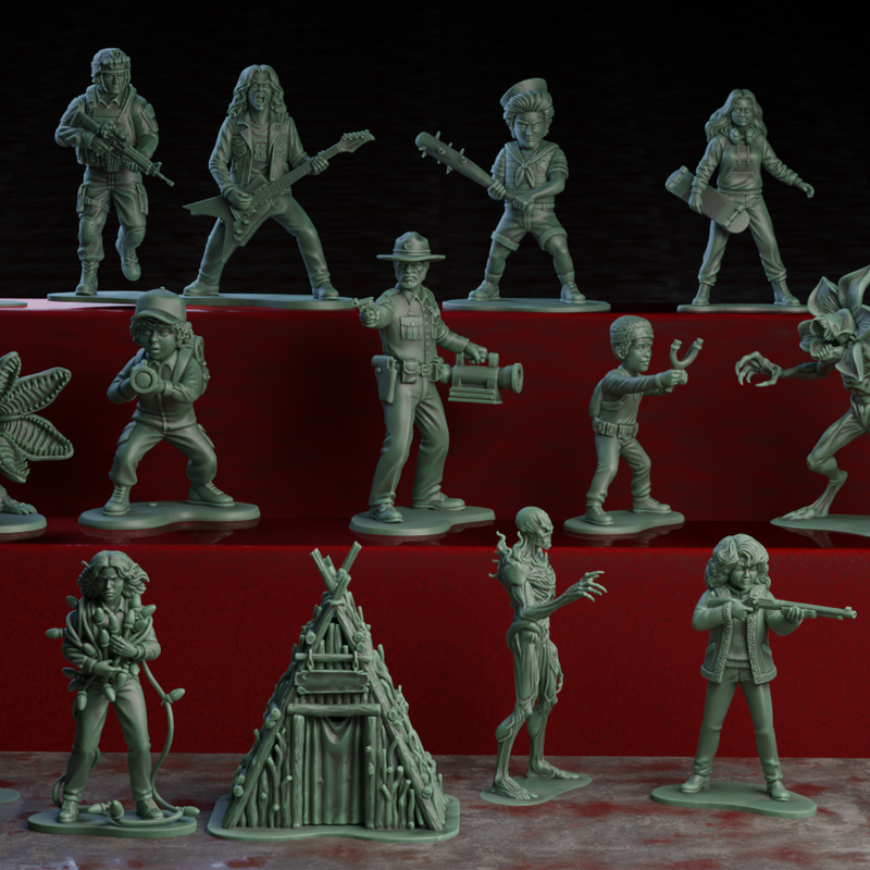 Stranger Things -Little Green Army Set : Toys by Peter Farell ...