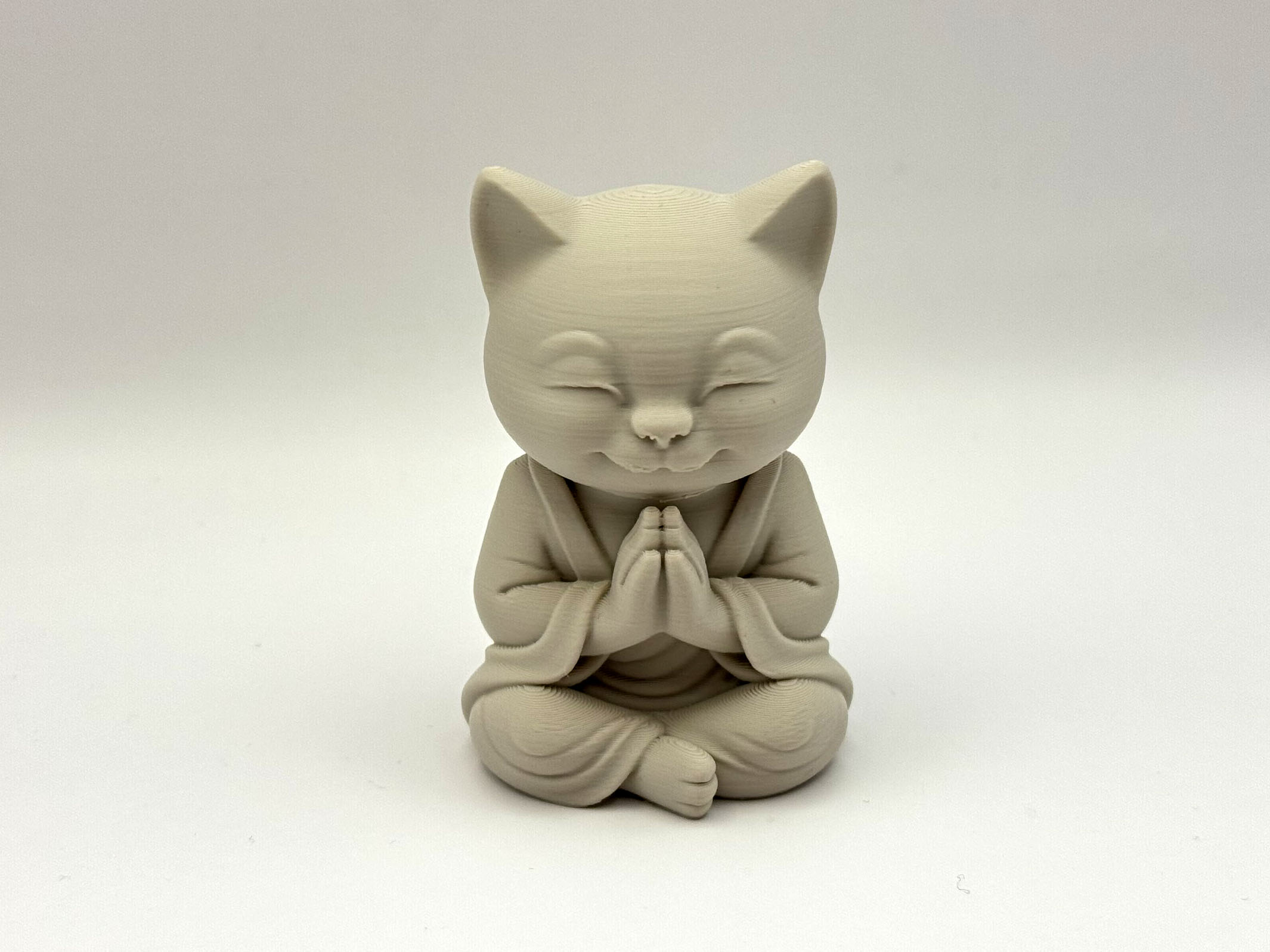 Zen Cat Meditating Monk