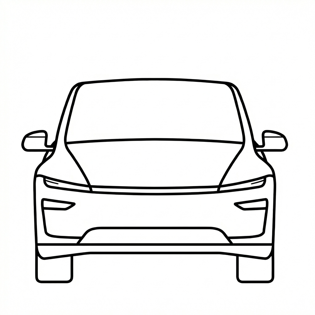 Tesla Model Y Juniper front design