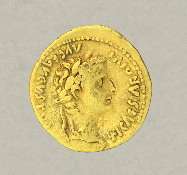 Tiberius Aureus Roman Coin