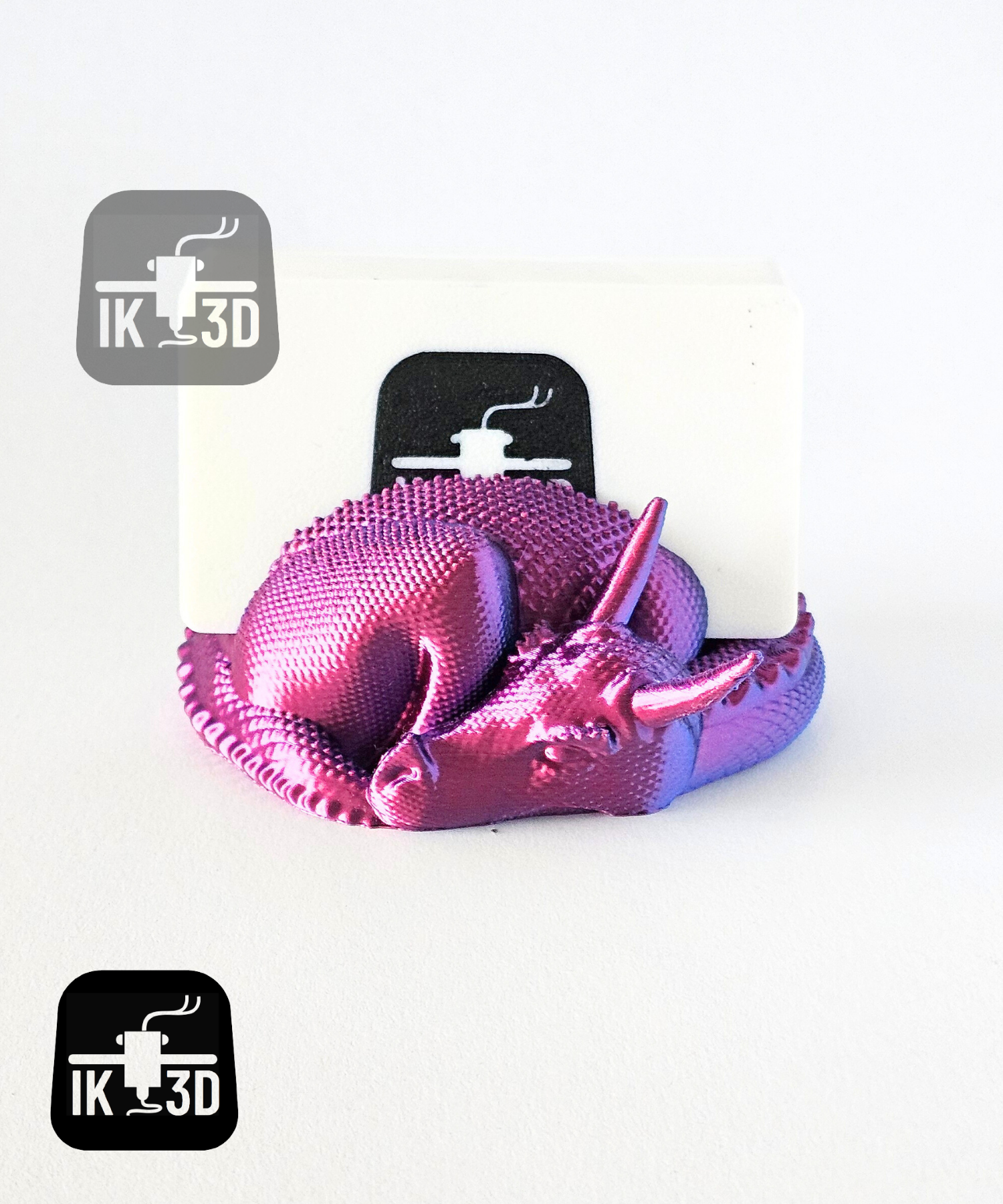 Sleepy Dragon Phone & Card Holder / No Supports / Multiparts or Multicolor — thumbnail 4