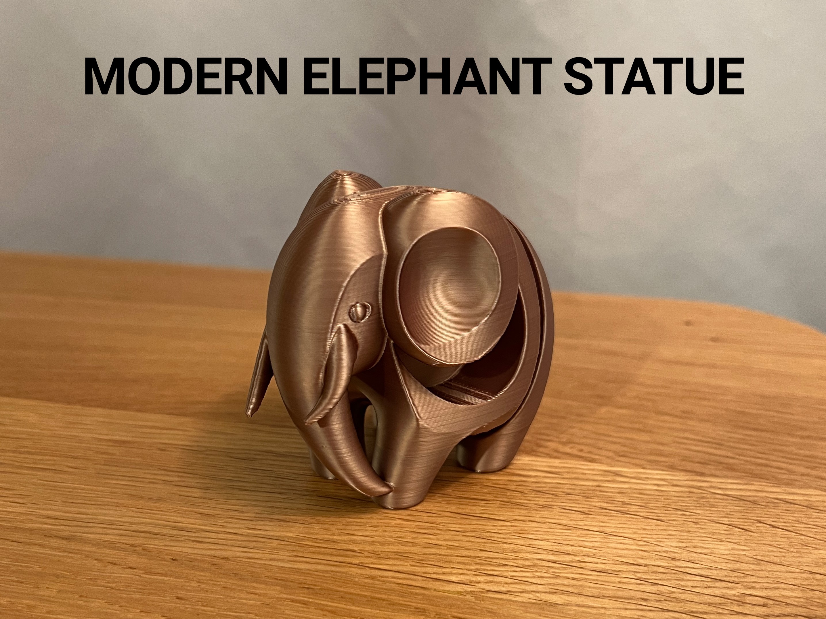 Modern Elephant Statue