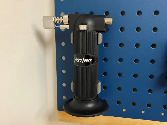 Harbor Freight 63170 Micro Torch Holder – Metal Pegboard Remix