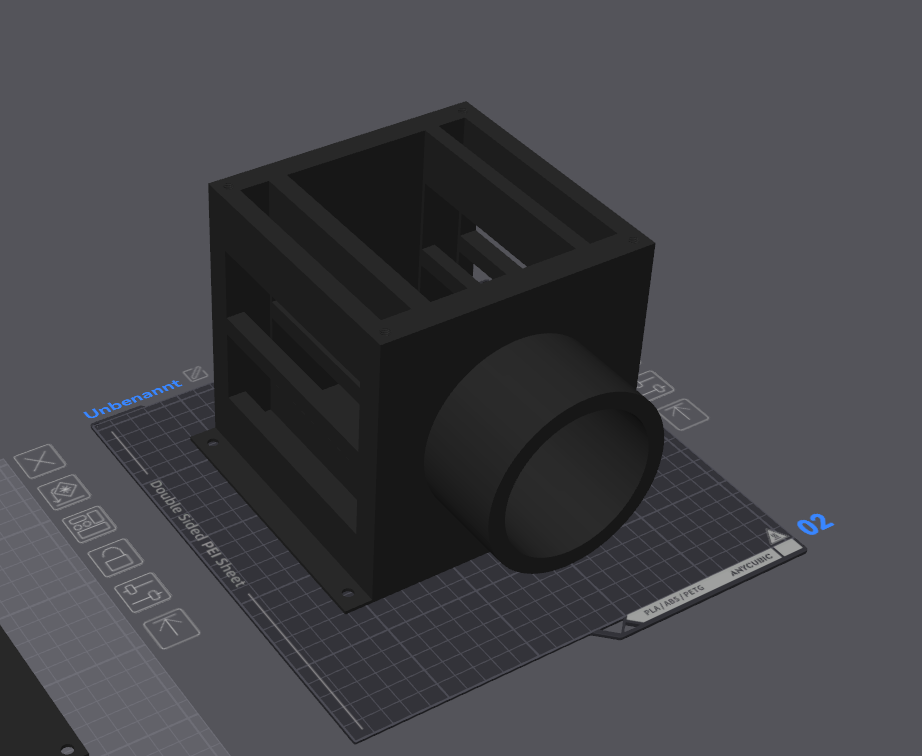 100 mm Luftfilter-Gehäuse – HEPA + Aktivkohle (modular)