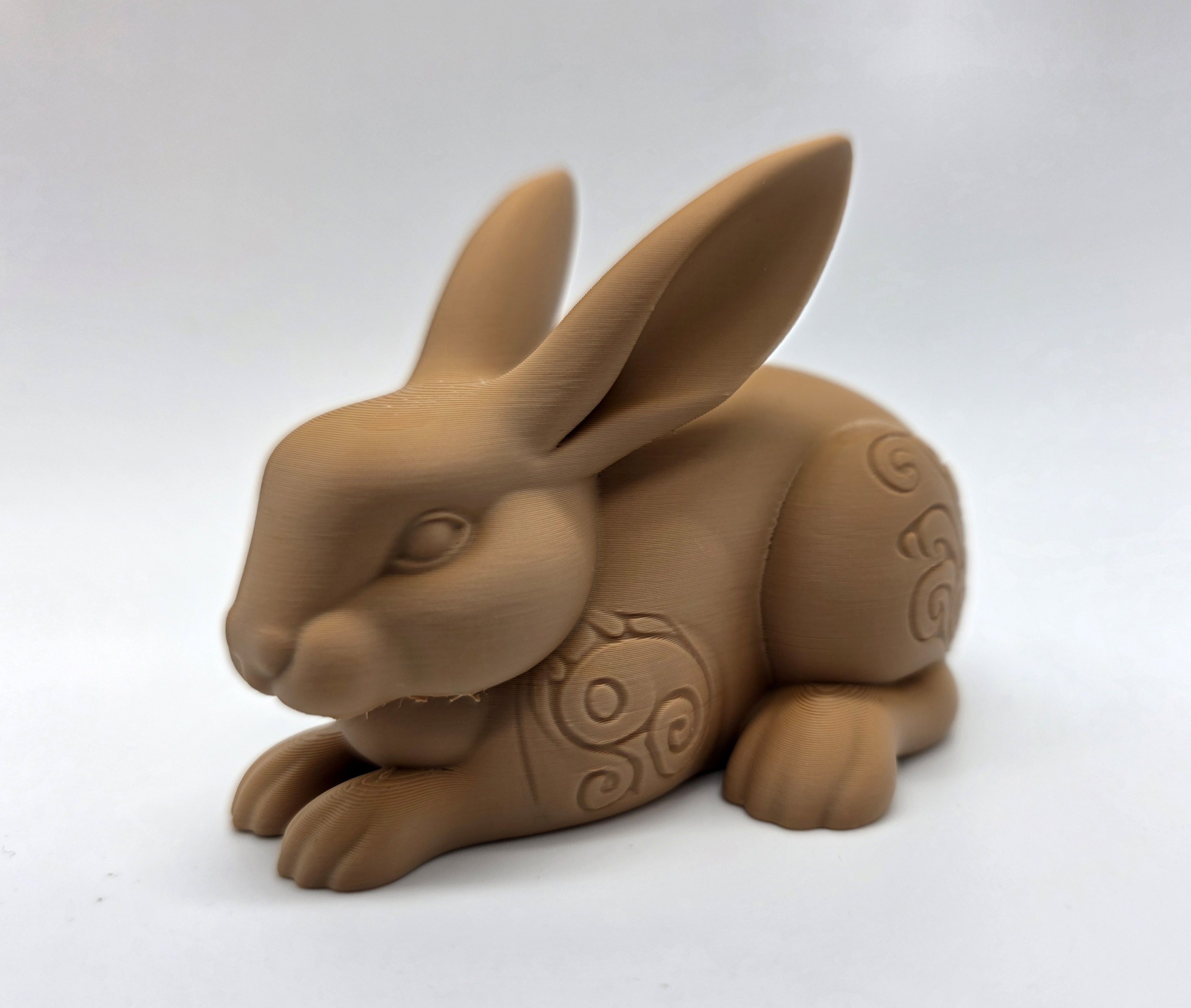 Wood-Carved Rabbit #6