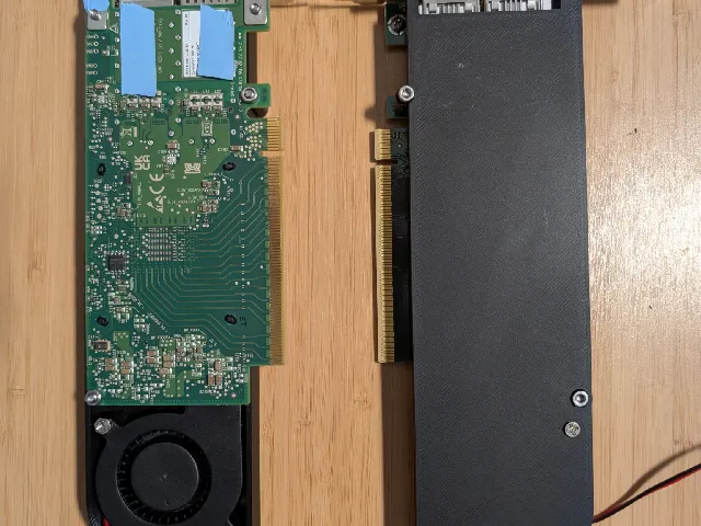 Fan shroud for ConnectX-6 Dx and ConnectX-5