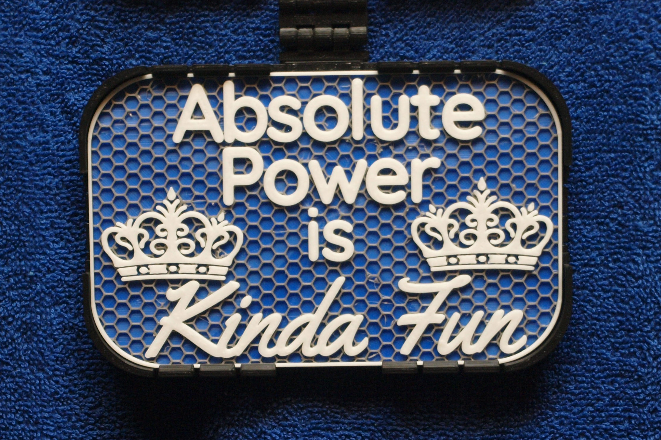 Absolute Power is Kinda Fun sign