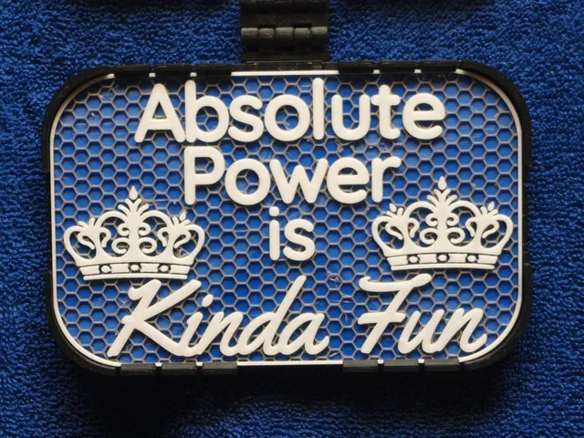 Absolute Power is Kinda Fun sign