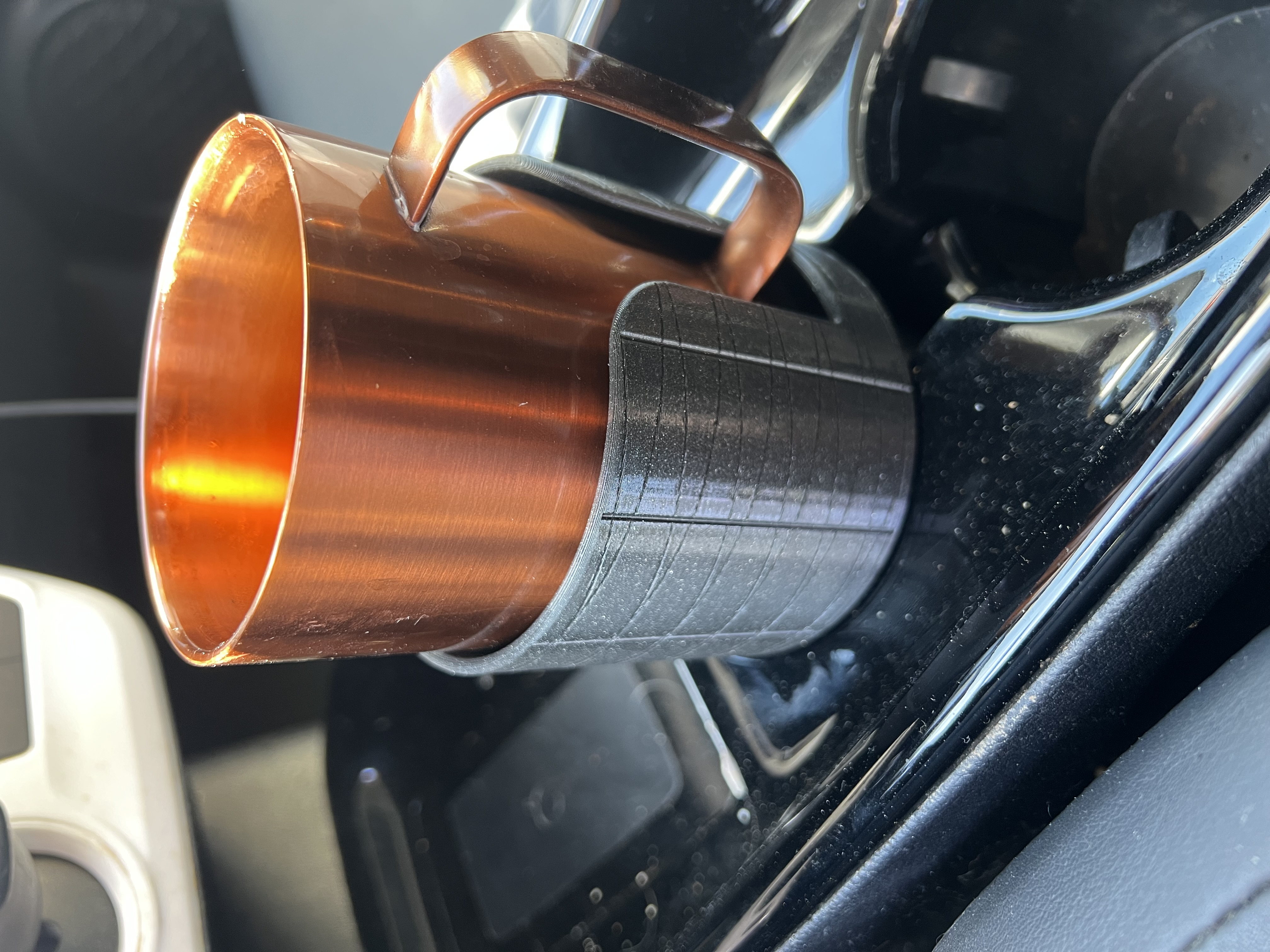 Ember coffee mug cupholder adapter 3D model by Mike Daneman