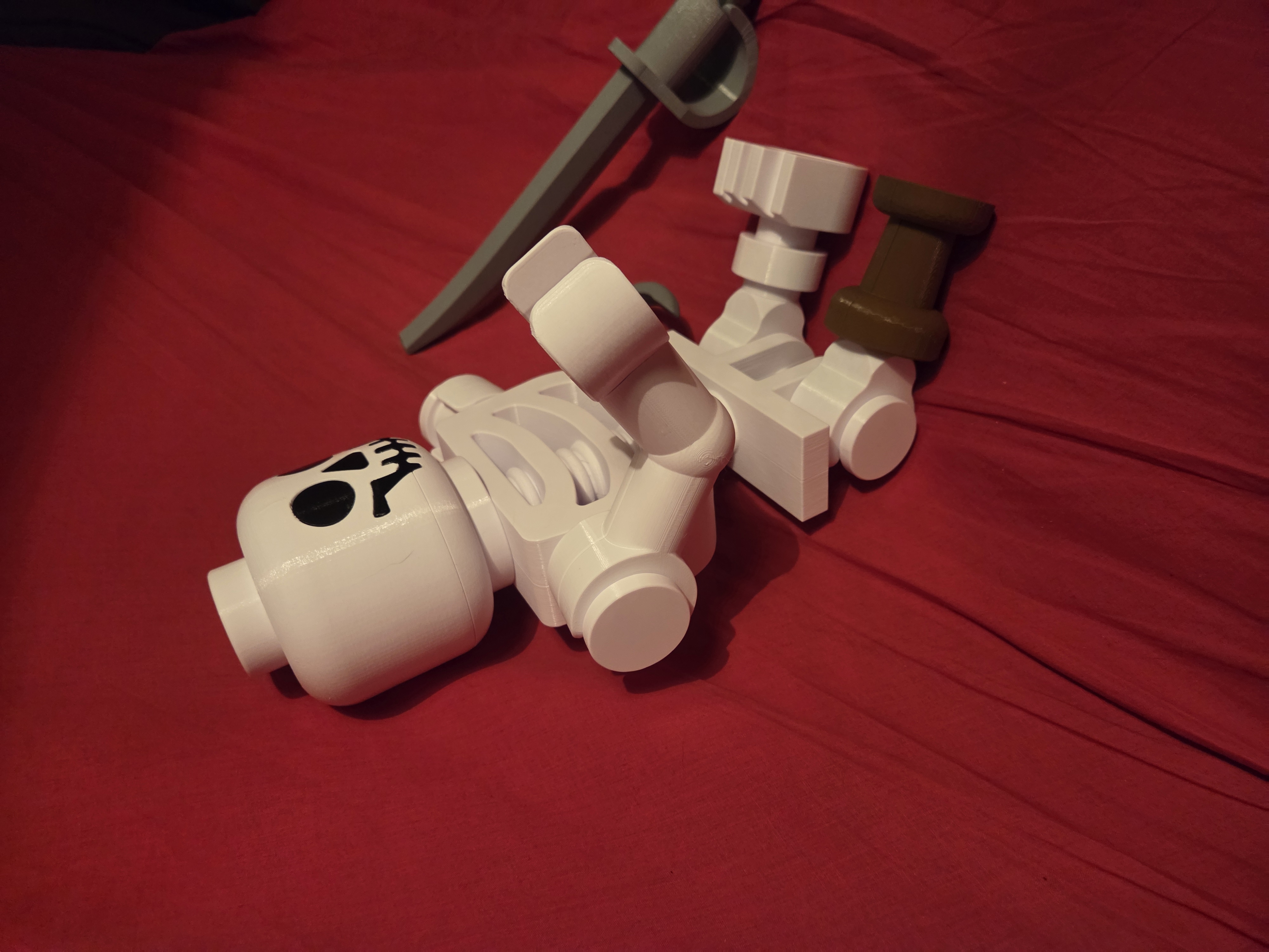 Lego New Skeleton arm 93609 10:1 scale