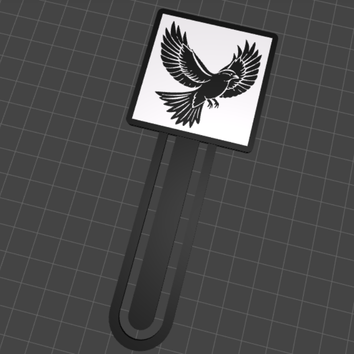Bird book mark.