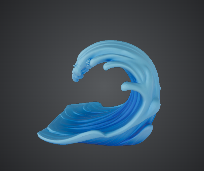 Ocean Wave Sculpture – Dynamic Water Wave Display