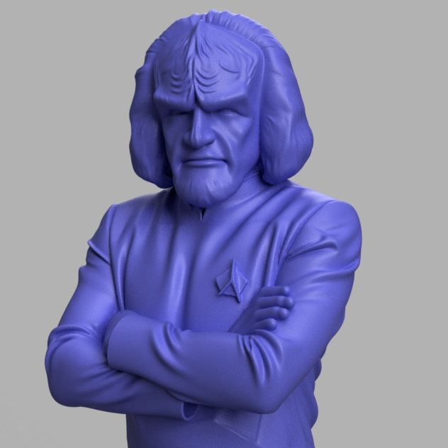 Sci-Fi Alien Warrior Uniform Miniature
