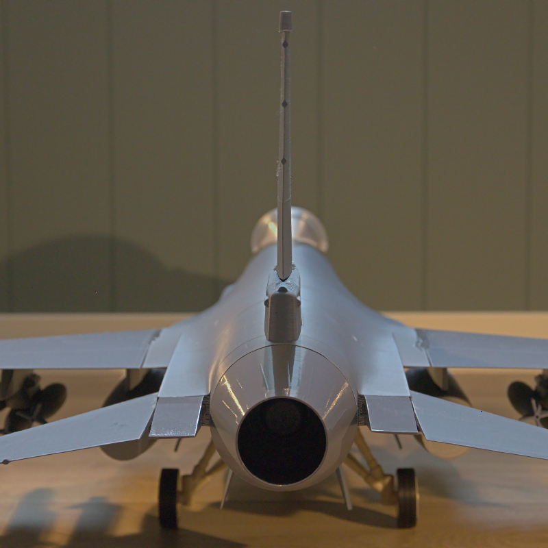 F-16 Fighting Falcon 1:16 scale model by Brekkis | Download free STL ...