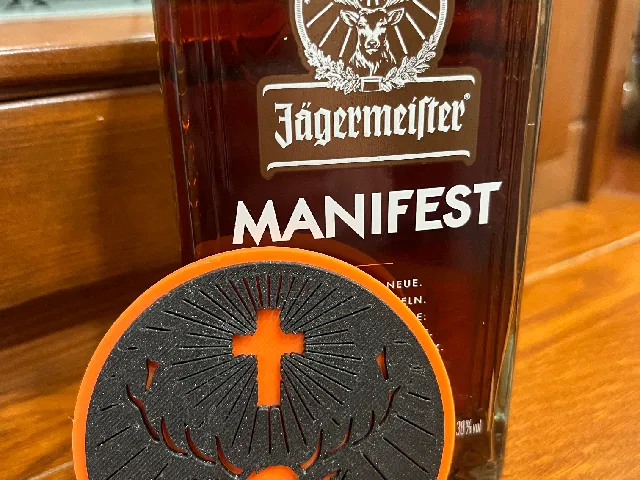 Jagermeister cup coaster