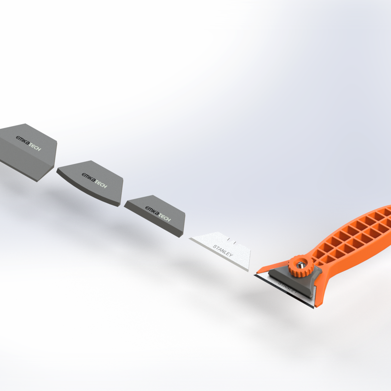 Modular Scraper for 3D Printer Bed Cleaning – compatible with Stanley ...