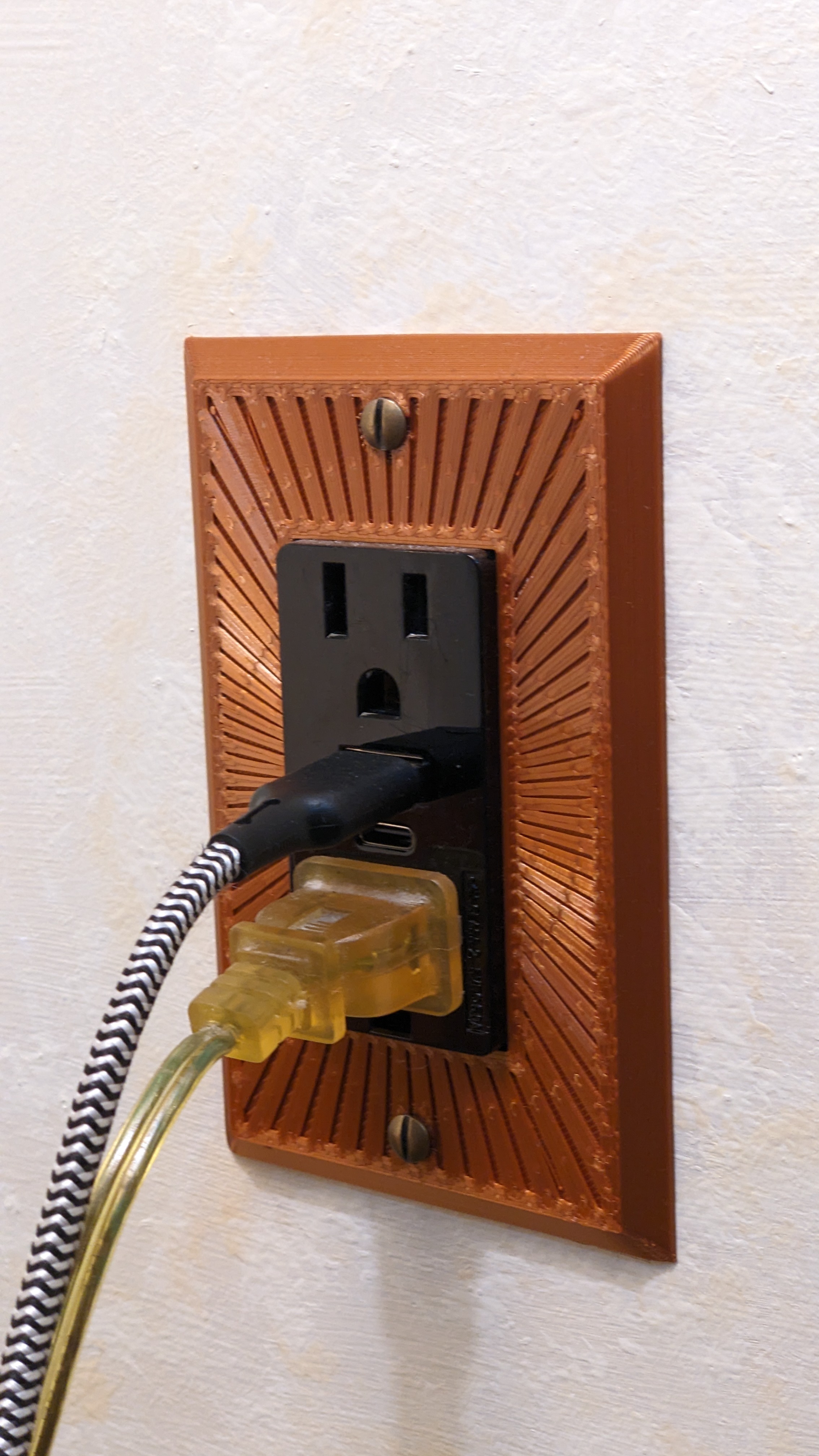 Light switch and designer cover plate