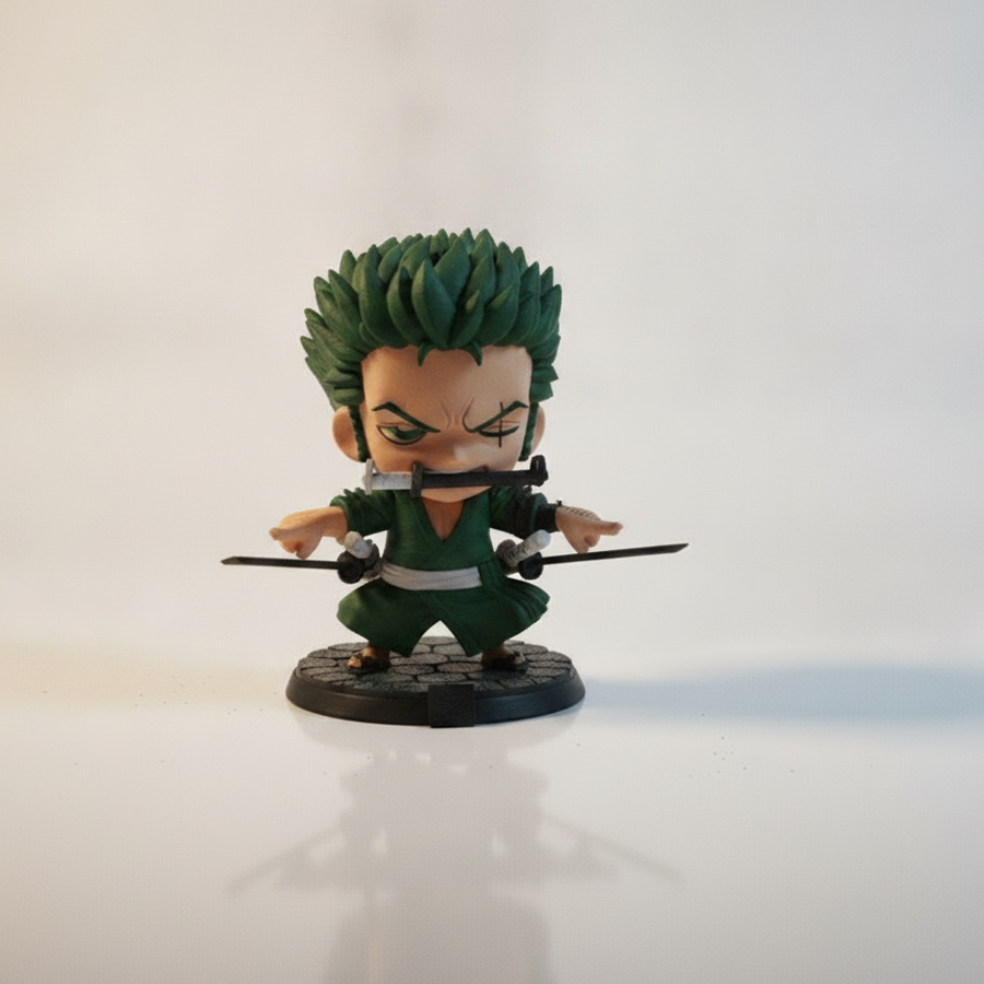 Zoro Three Swords Figurine 3D Printable