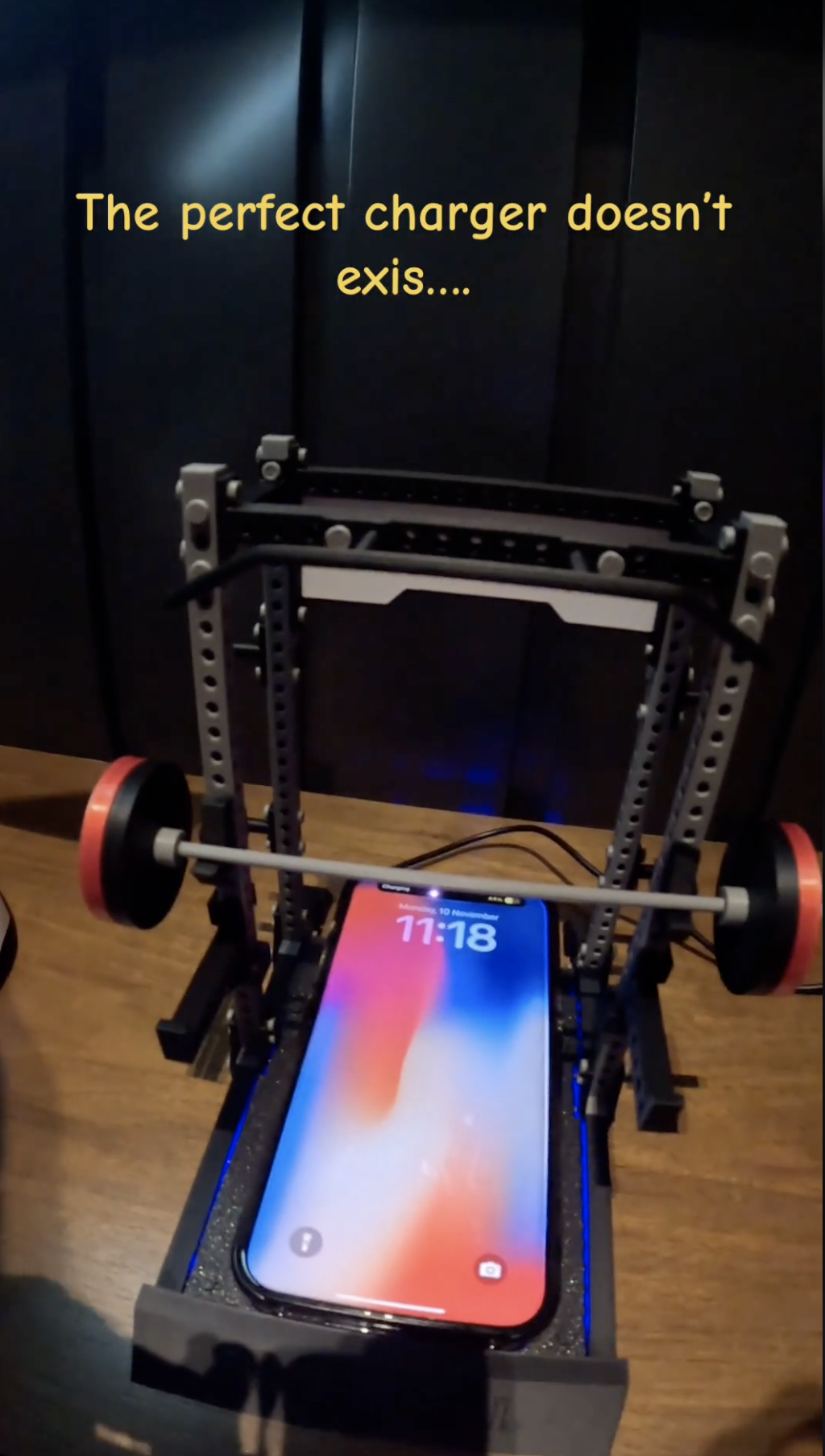 Wireless Charger Squat Stand Rack