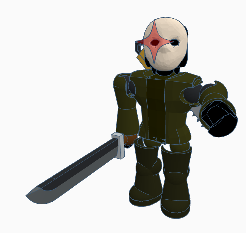 Articulated Jason from Roblox Escape Area 51/Forsaken (Roblox Figure)