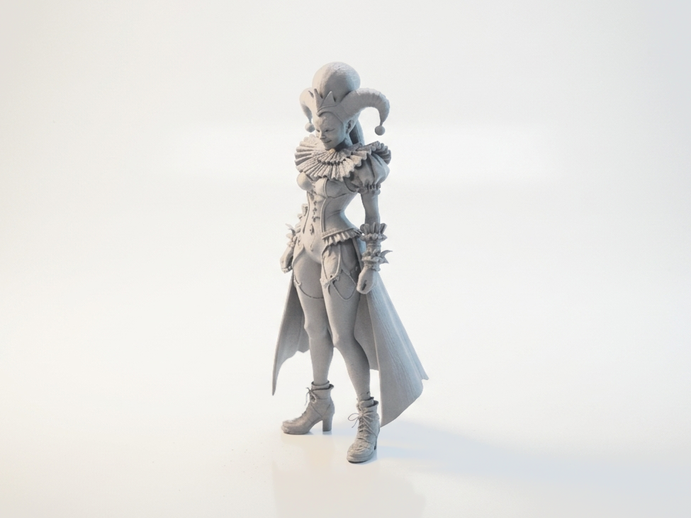 Jester Figurine Fantasy Character 3D Printable
