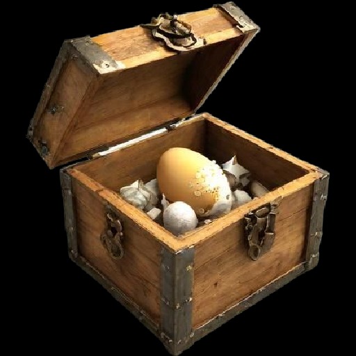 A box with a dragon egg inside. — miniatura 2