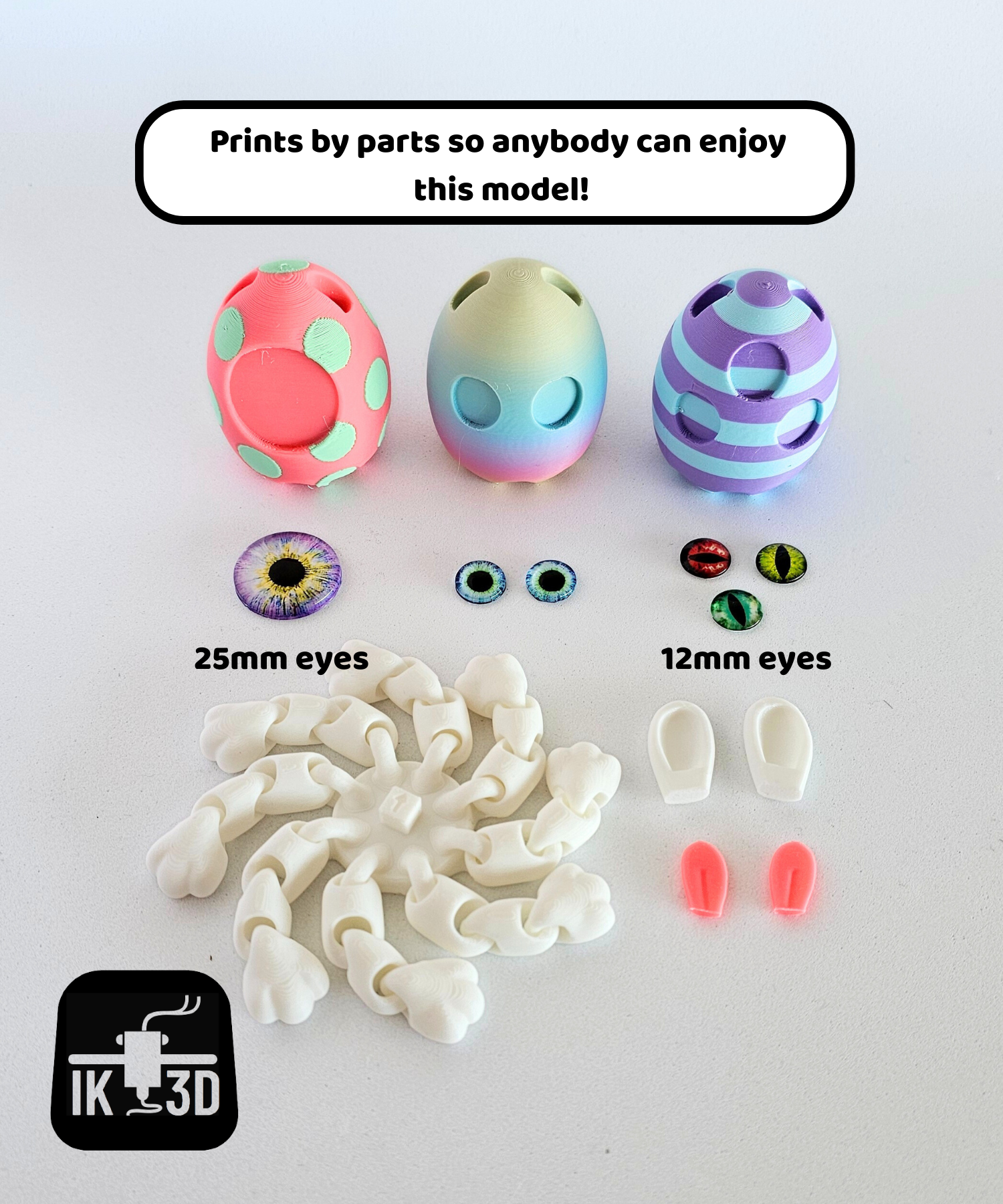 Flexi Easter Egg Critter / Multiparts / Multicolor — miniatura 7