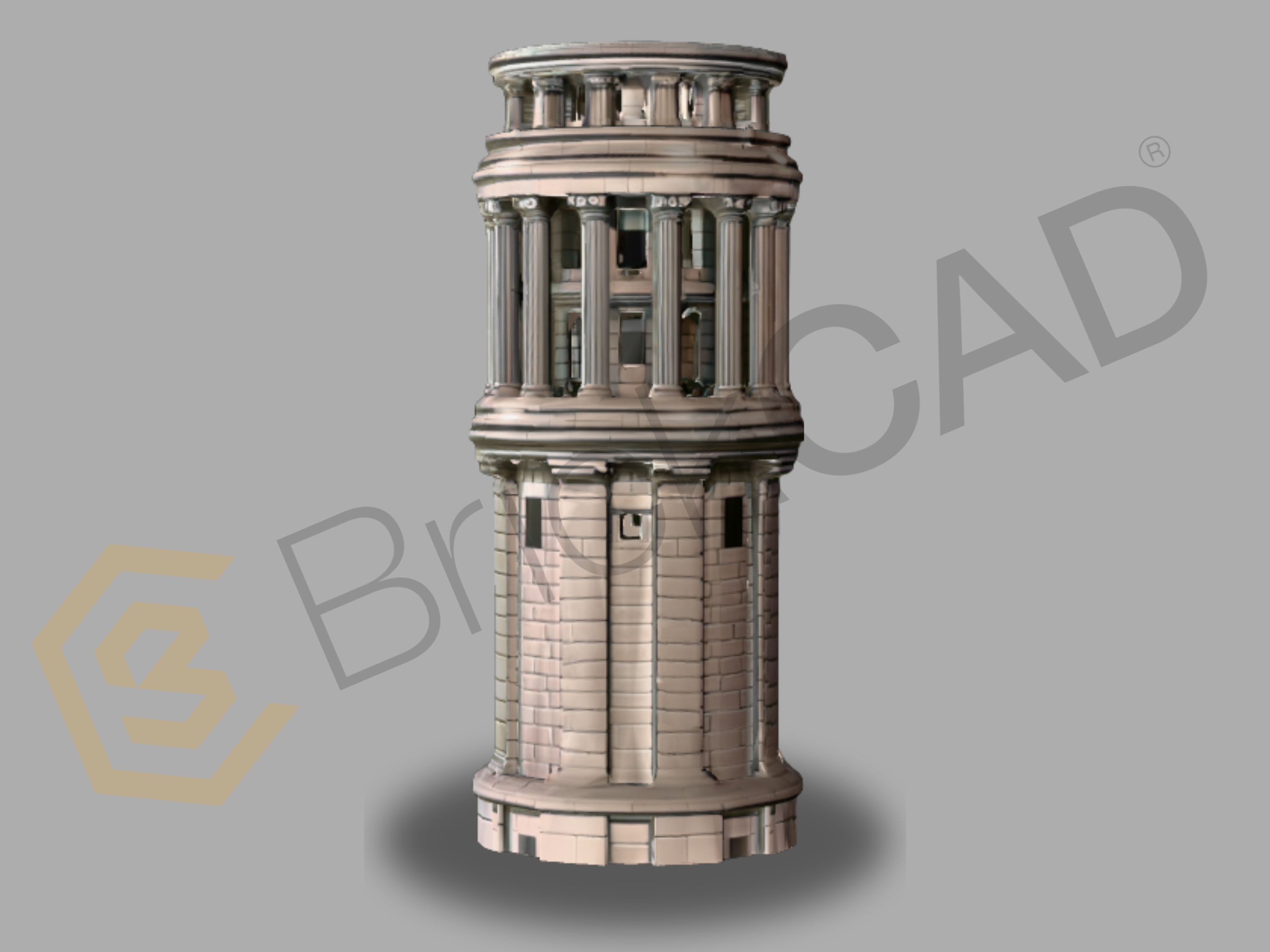 Antique Rounded Christian Building