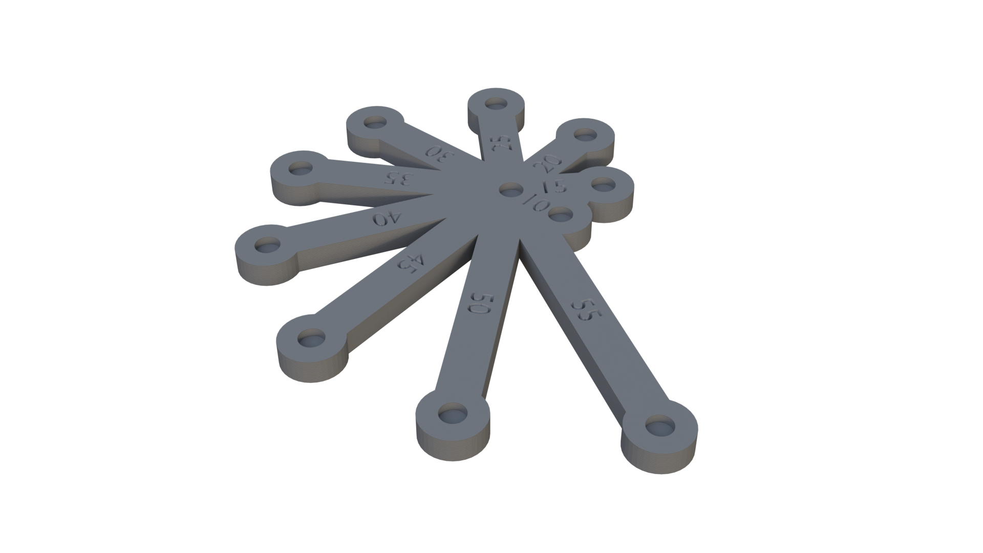 Chain measuring tool 3D model