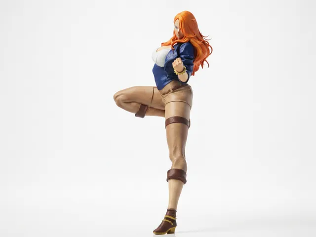 Fighter Anime Girl Figurine Collectible 3D Printable