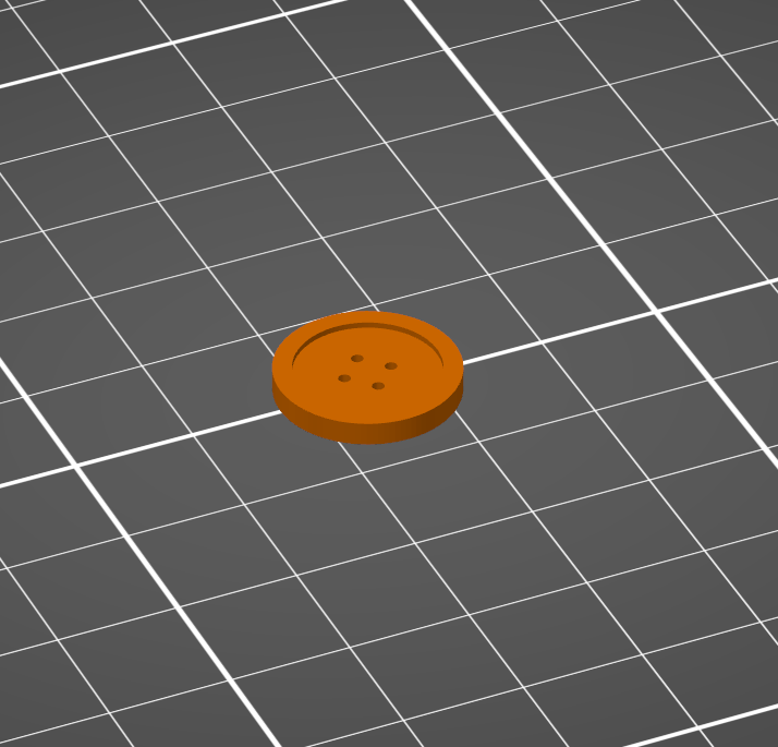 bouton a 4 trous - button with 4 holes