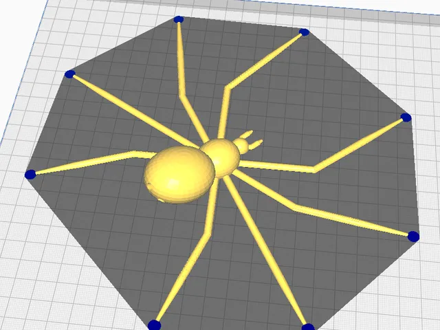 Creepy Halloween Spider (Easy Print)
