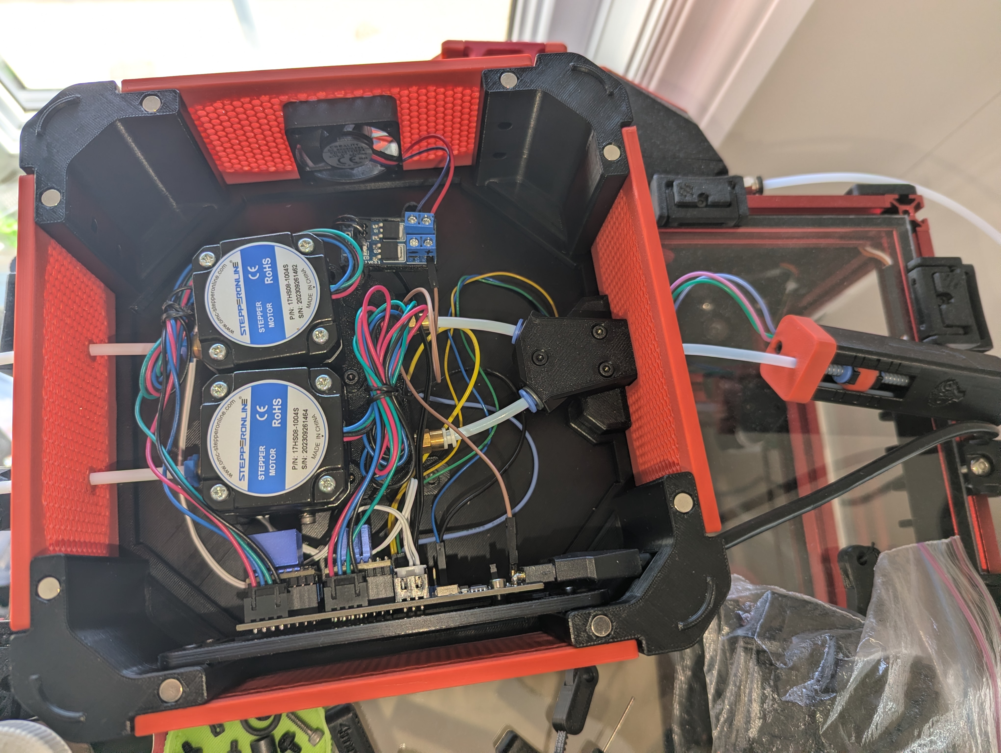 Dual Nightwatch extruder using Nema17 for NightOwl