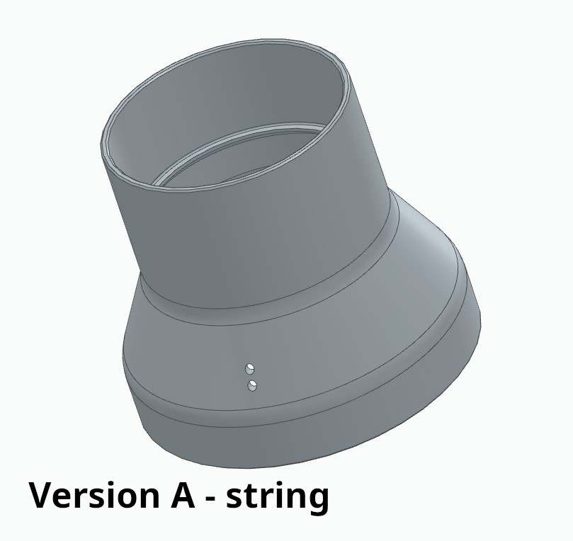 63mm downpipe adapter for 92mm rainwater filter
