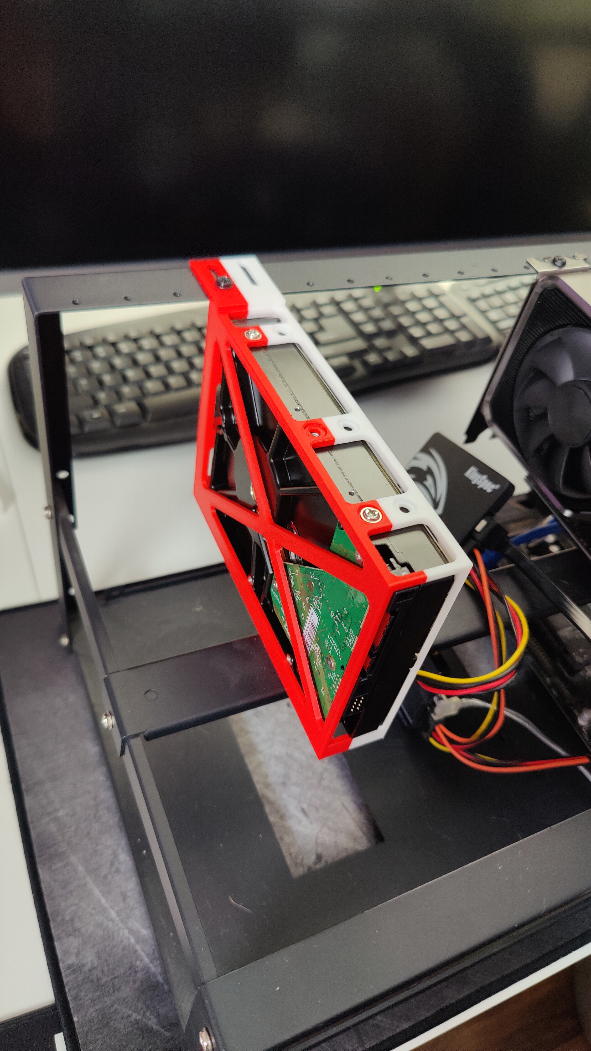 3.5" HDD Mount / Bracket for Open GPU & Mining Frames — thumbnail 2