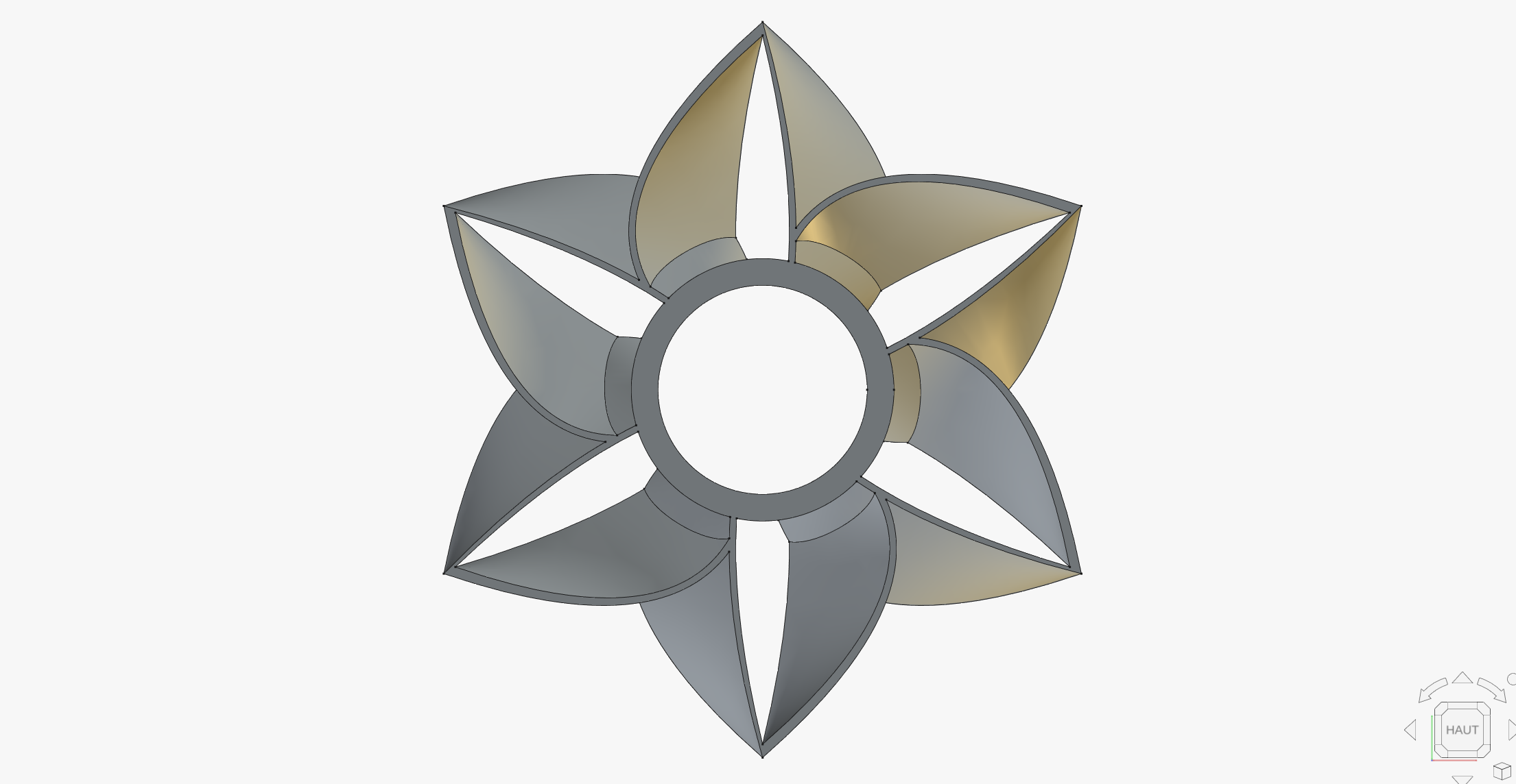 Toroidal "The Flower" - 6 blades