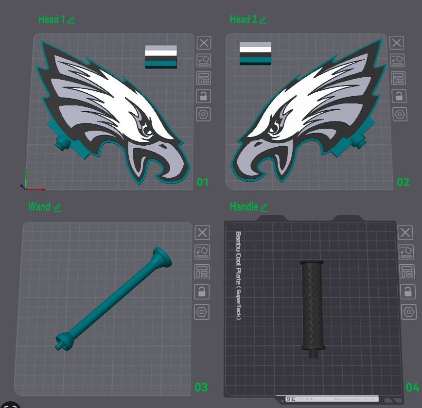 Philadelphia Eagles Credit Card Wand