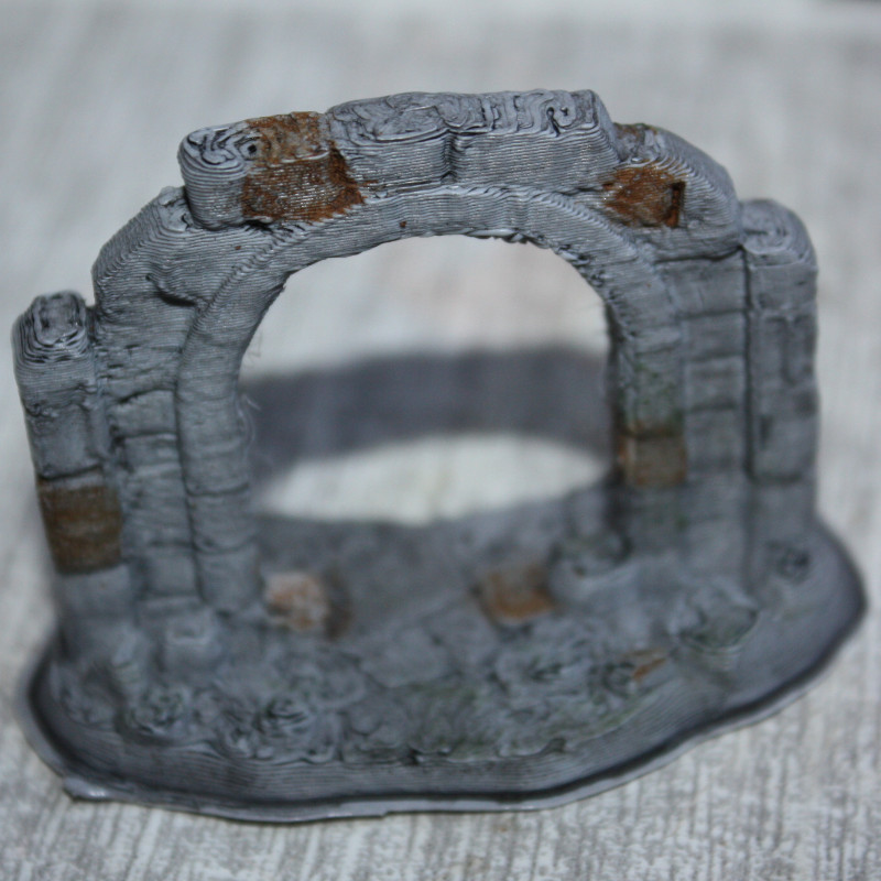 DND Terrain Samll archway Nosupport FDMprinting Easytopaint