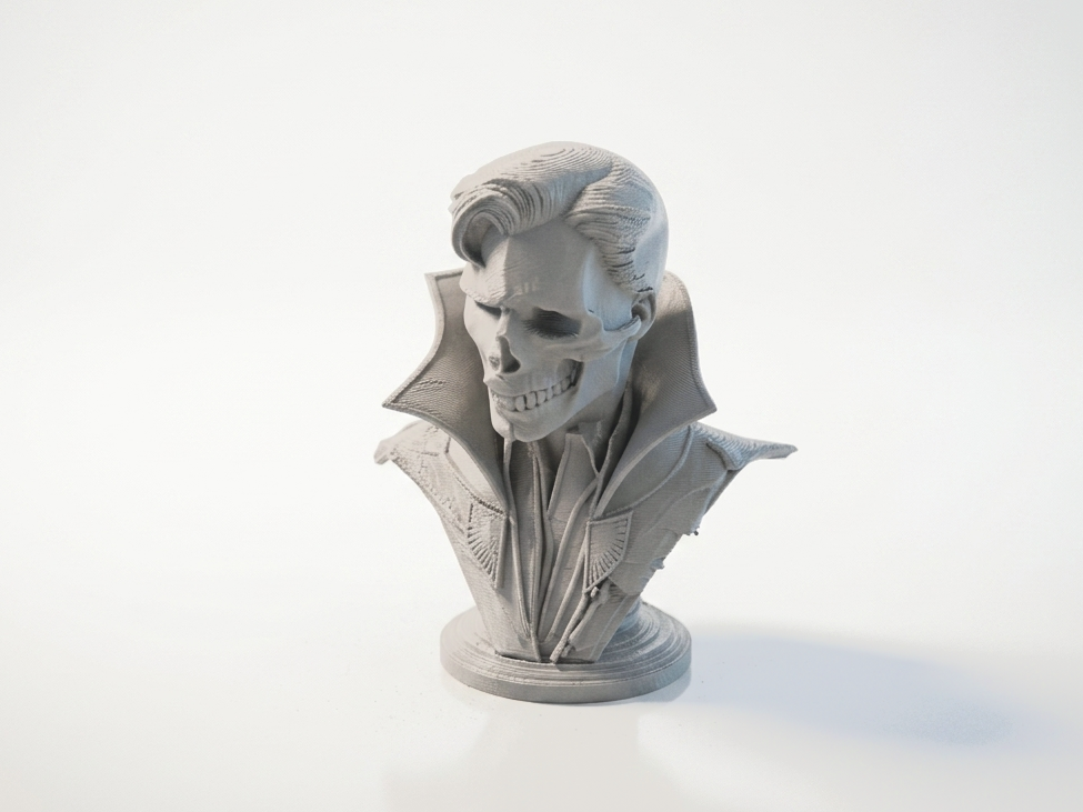 Half Skull Face Doctor Strange Bust 3D Printable