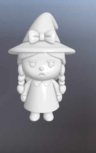 Halloweenská Mimi Wednesday/Baby halloween Wednesday witch — miniatura 3