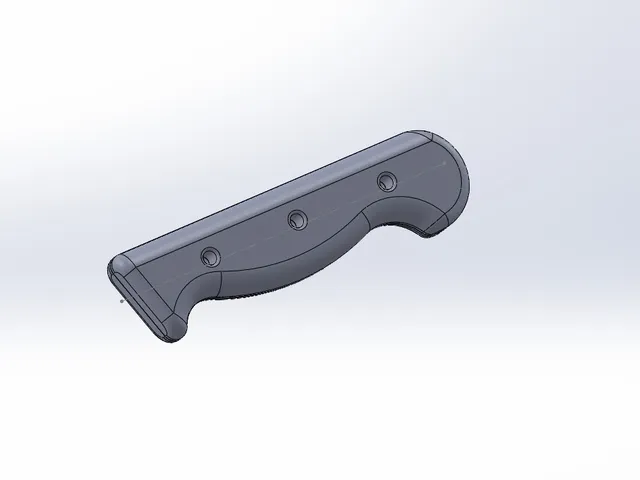 Custom Ergonomic Knife Handle Scales (Customizable)