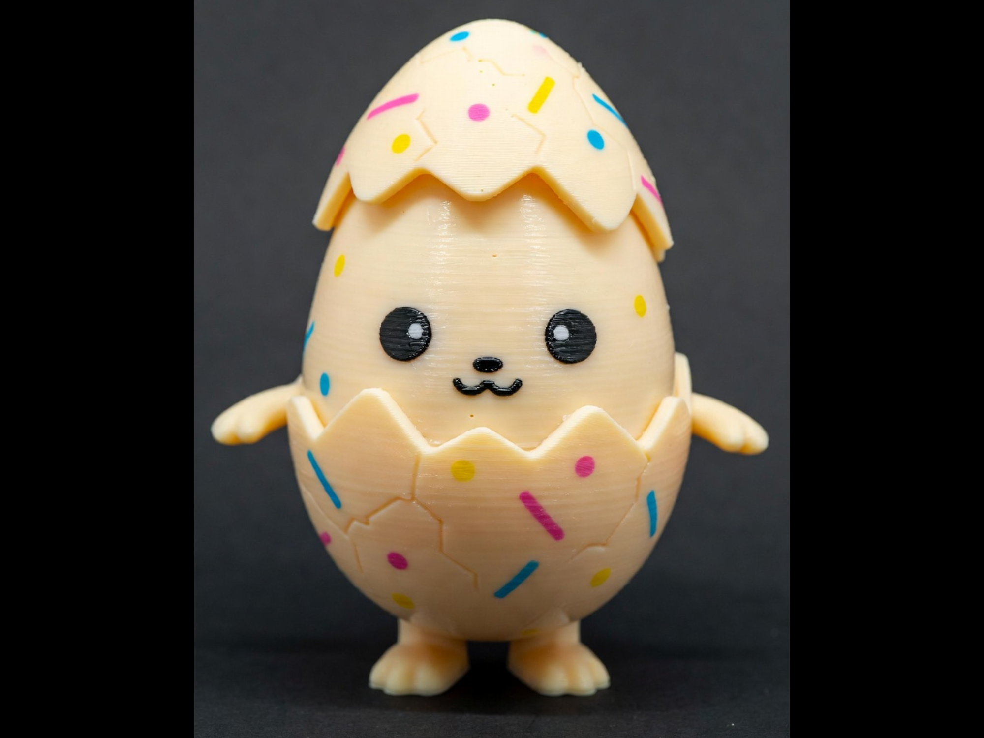 Easter Cracked Egg Figure