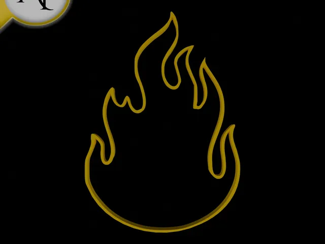 Simple Flame Symbol - 2D Art