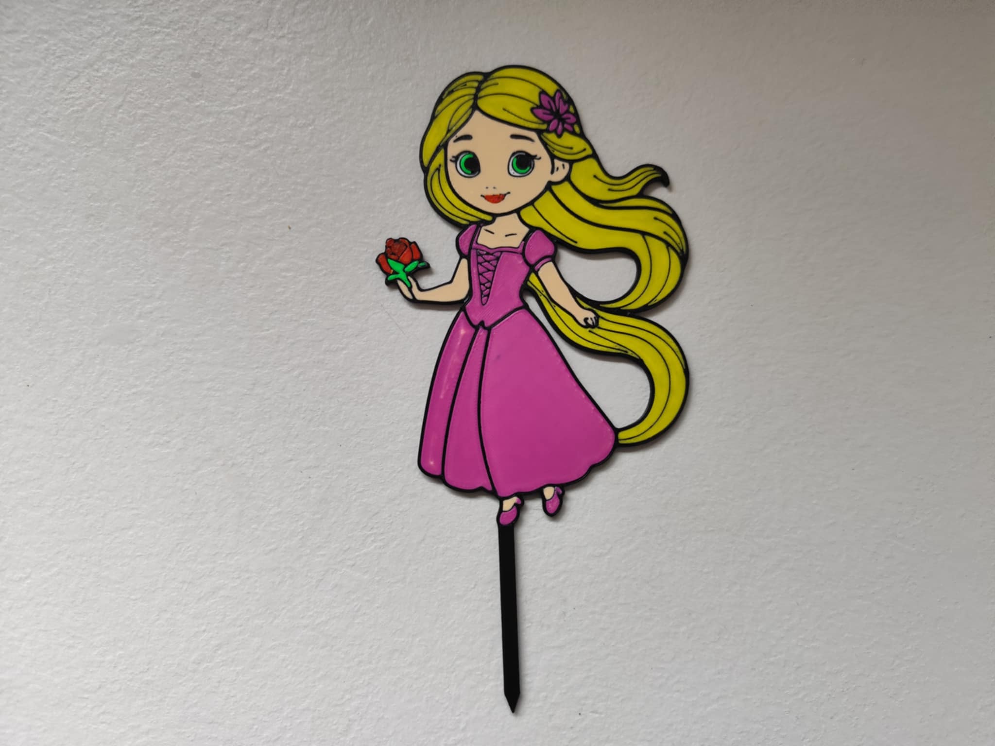 Rapunzel (tangled) topper