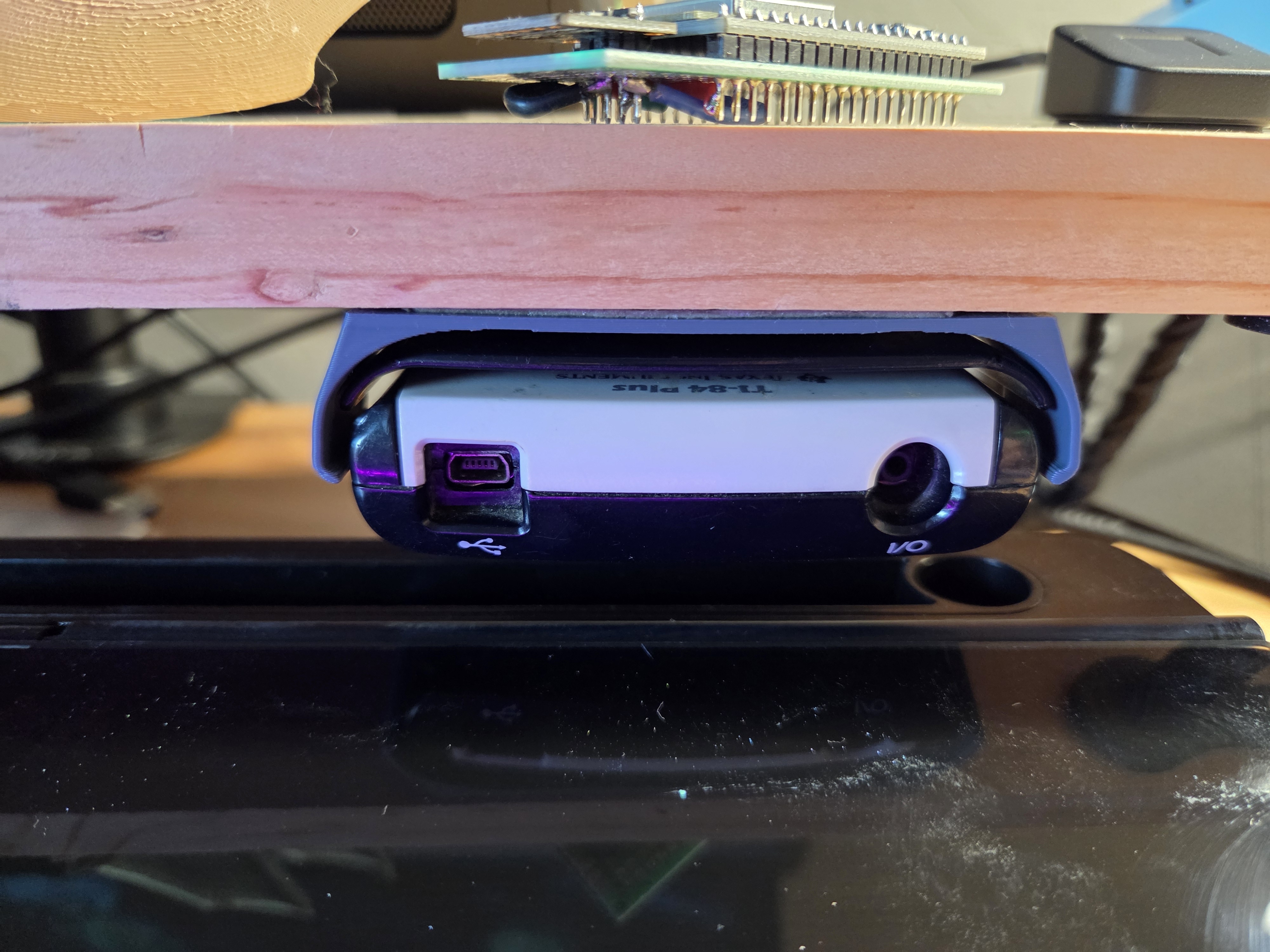 TI-84 Under Desk Mount