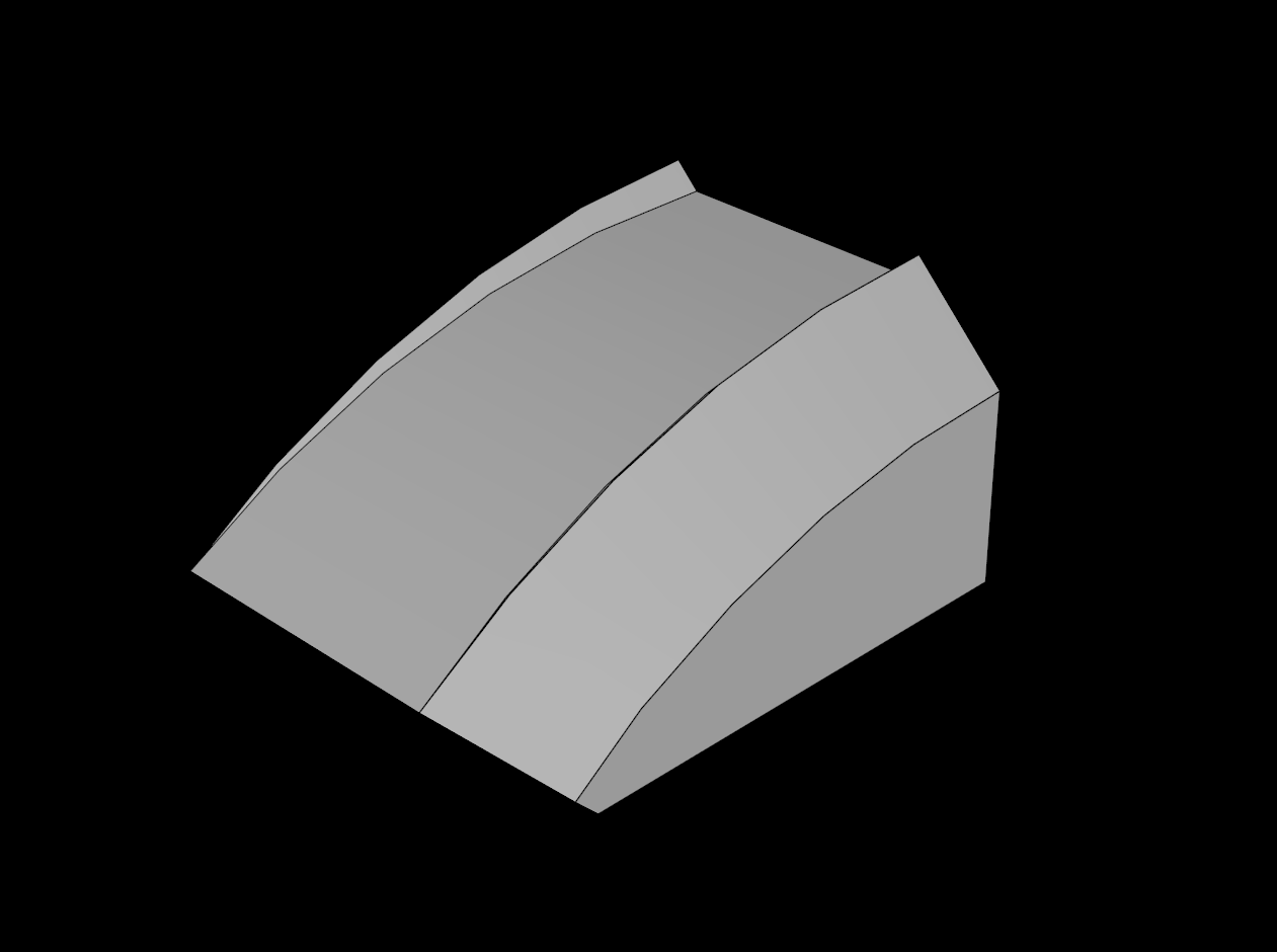 Lego Compatible (30602.dat) Slope Brick Curved Top 2 x 2 x 1