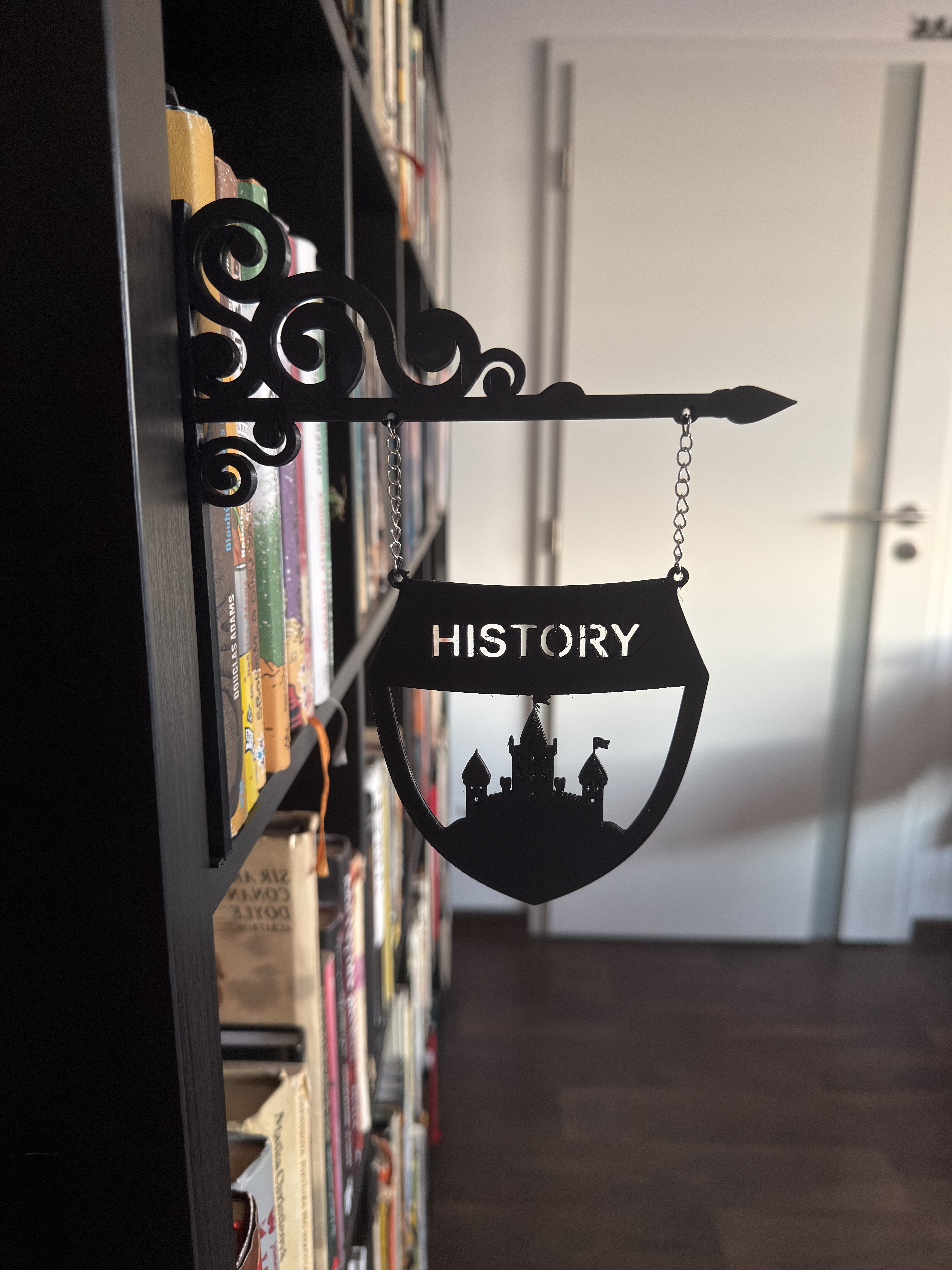 Library sign : History 3D model