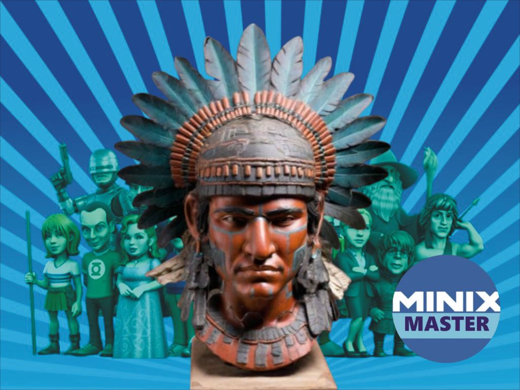 toltec warrior bust